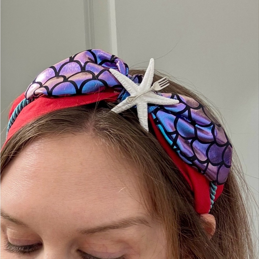 Handmade little mermaid headband